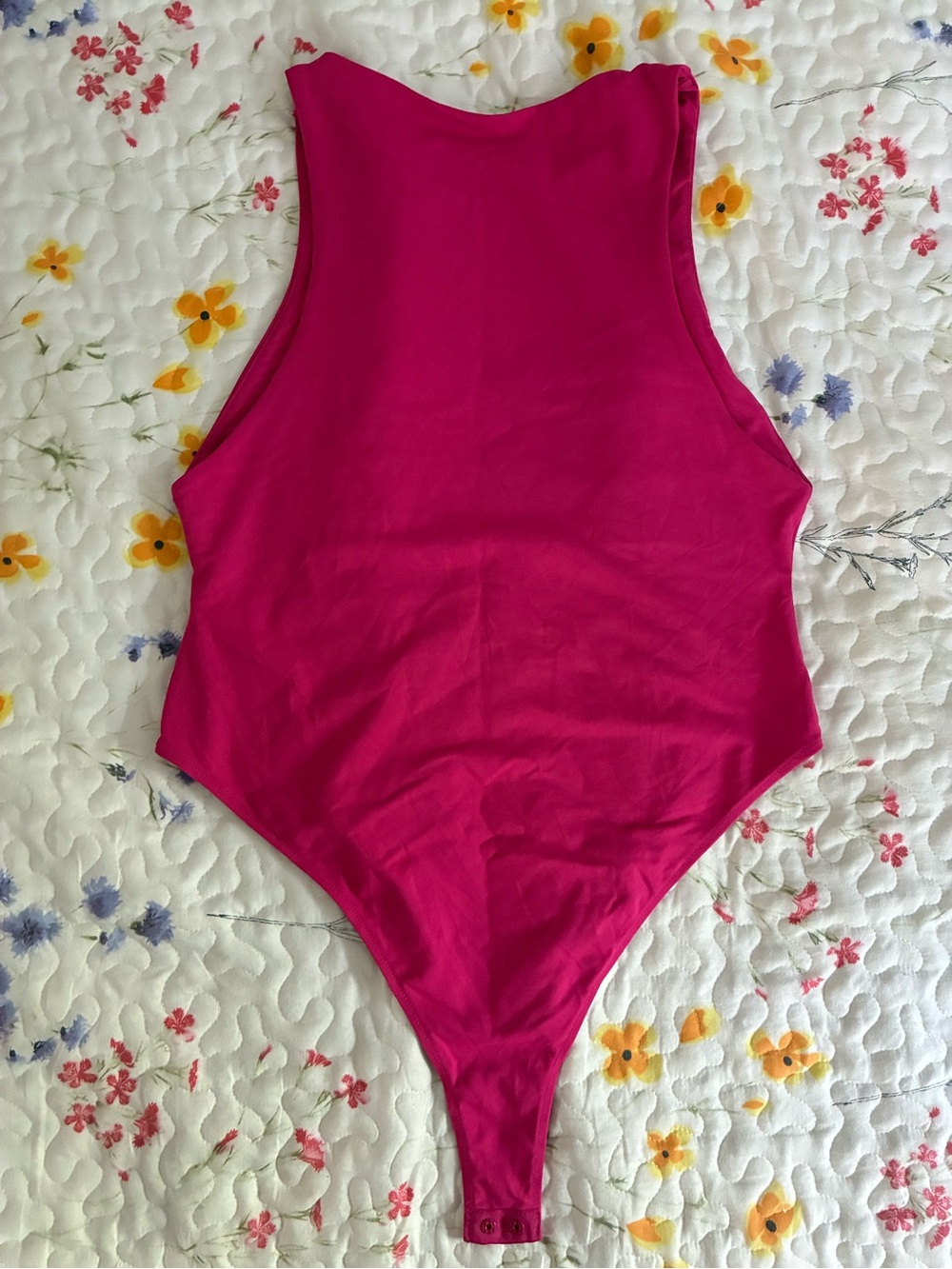 Zara Bright Fuchsia Girls' One-Piece Bodysuit - Picture 4 of 4